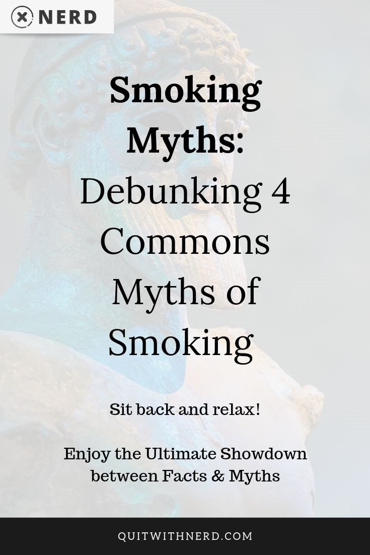 4 Commons Myths of Smoking Debunked (FACT VS MYTH) by Quit With Nerd