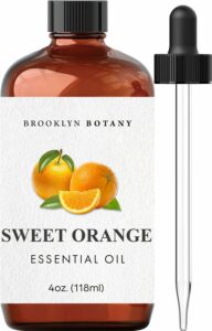 Brooklyn Botany Sweet Orange Essential Oil – 100% Pure and Natural – Therapeutic Grade